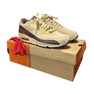 2006 Nike Air Max 90 Leather Sneakers Cherries 314455-221 Takashi Murakami Shoes